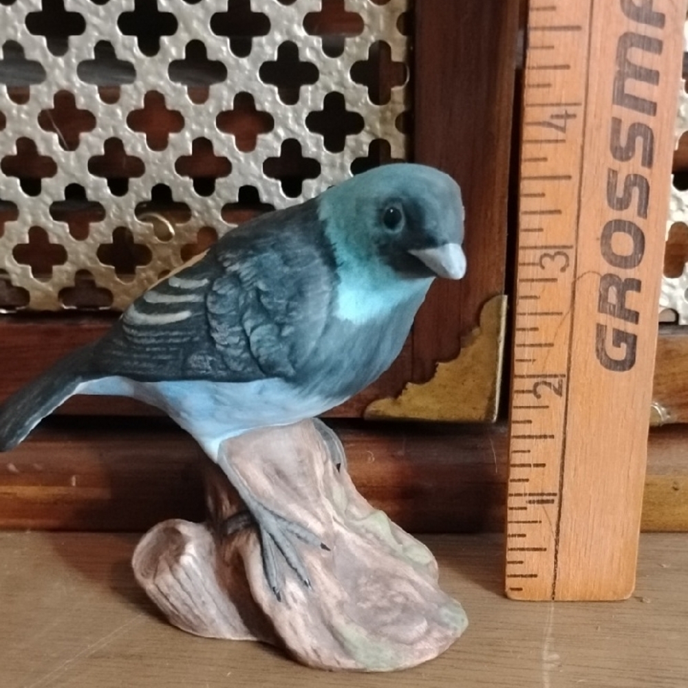 Blue and Brown Bird Figurine - Picture 6 of 7